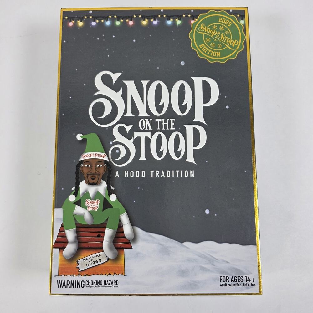 Brand New Snoop On The Stoop A Hood Tradition Green Plush Doll 2025 Edition 10.5